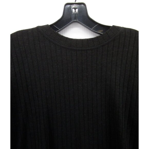 Vineyard Vines Sweater Medium Pullover Ribbed Preppy Charcoal NEW - Picture 3 of 10